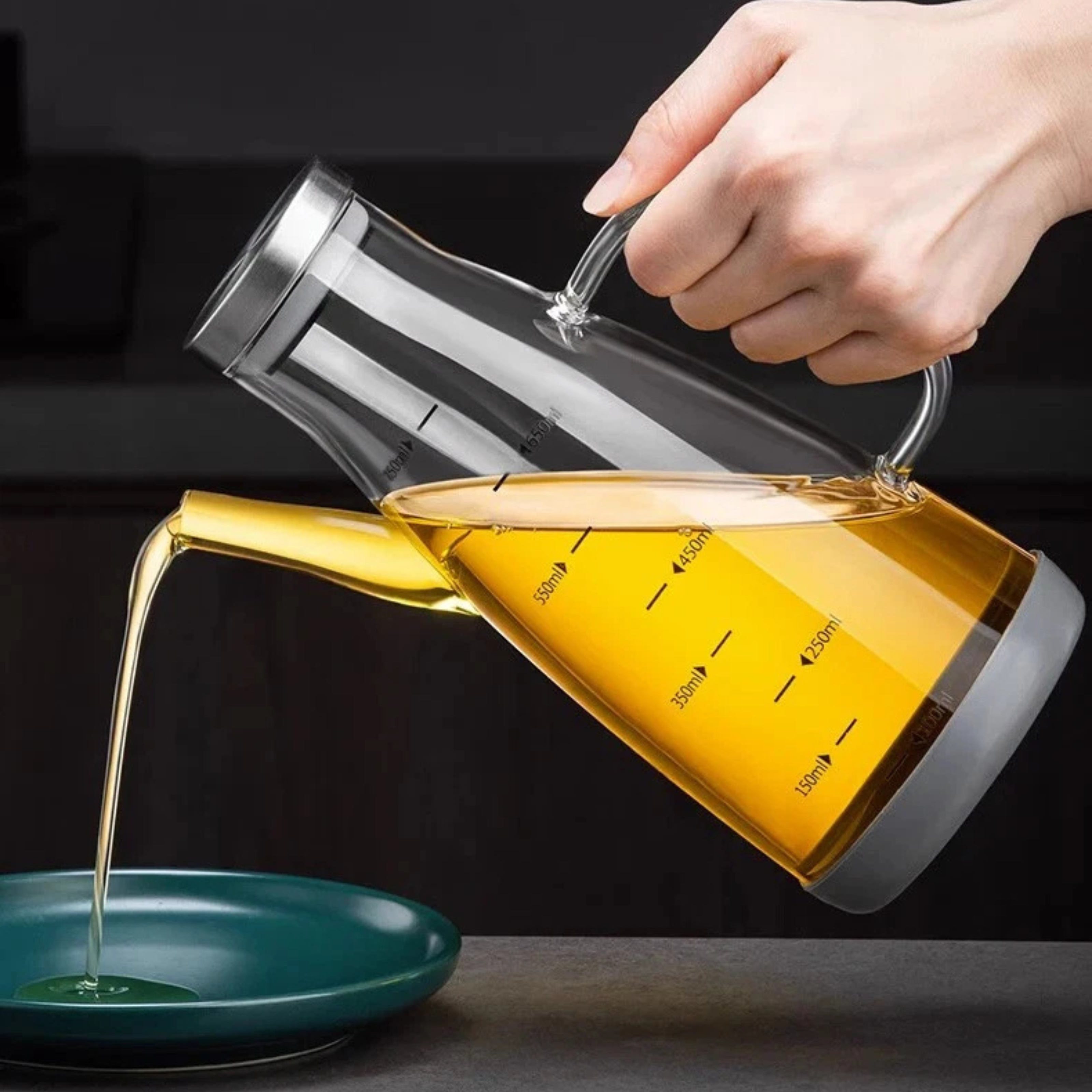 Glass Oil Dispenser jar