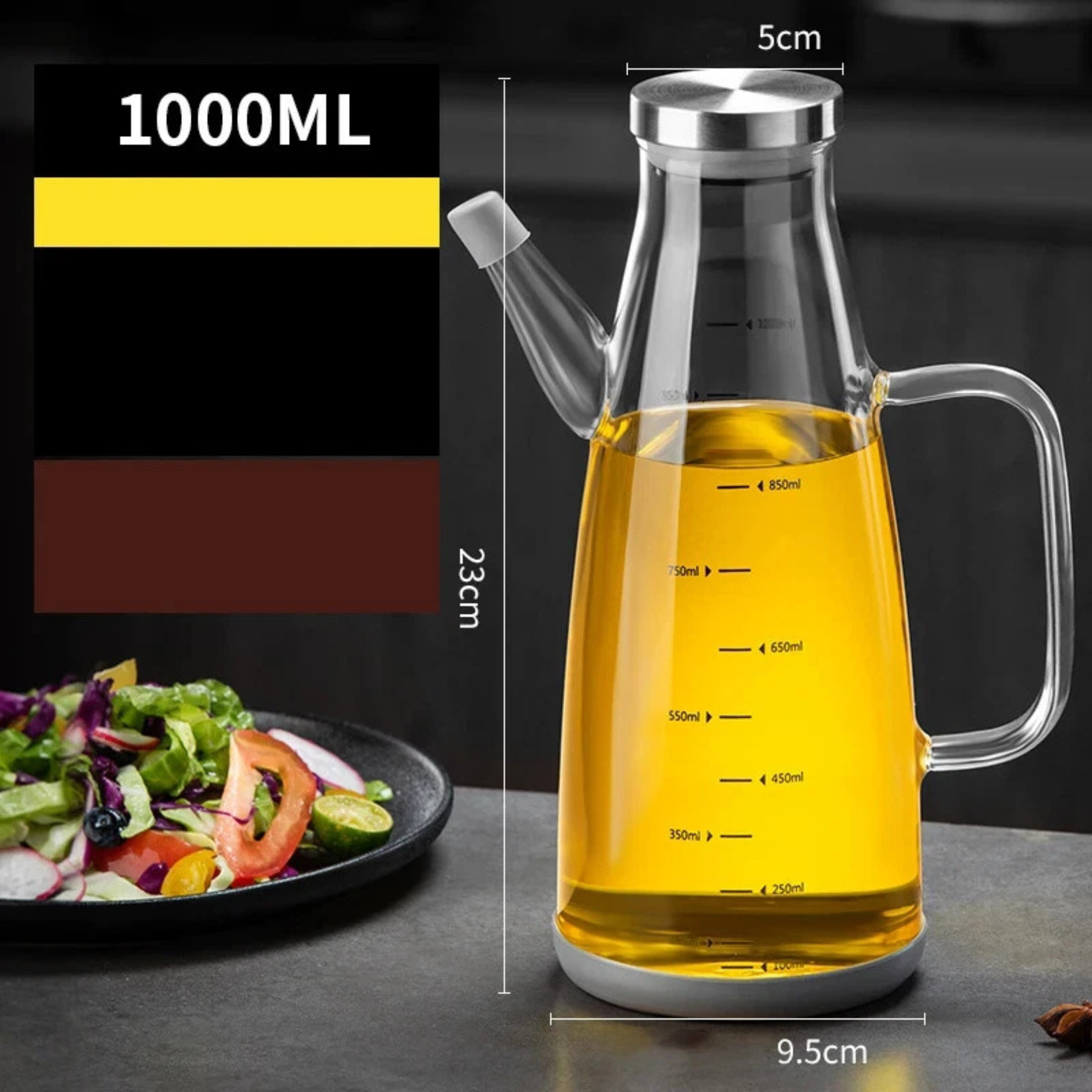 Glass Oil Dispenser jar