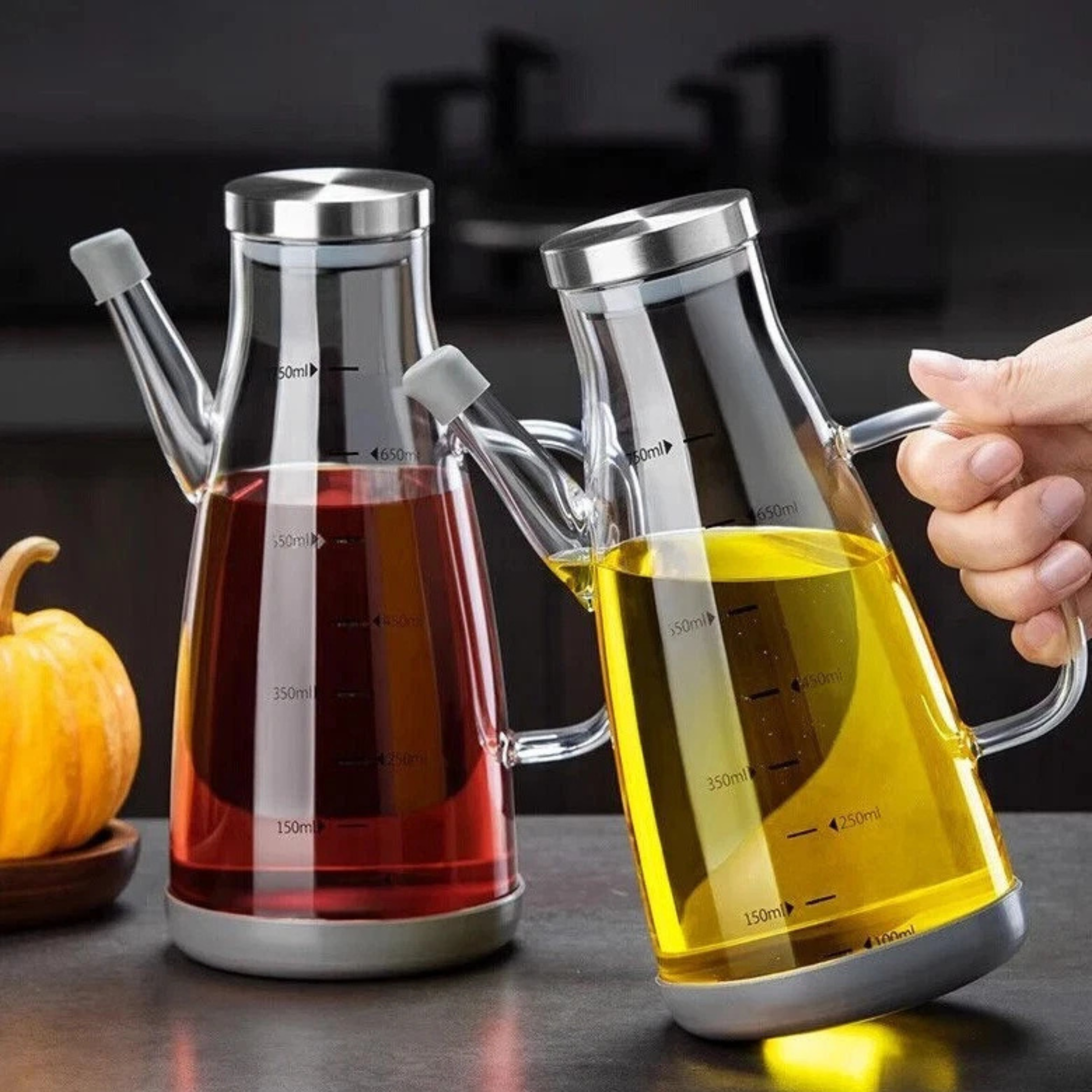 Glass Oil Dispenser jar