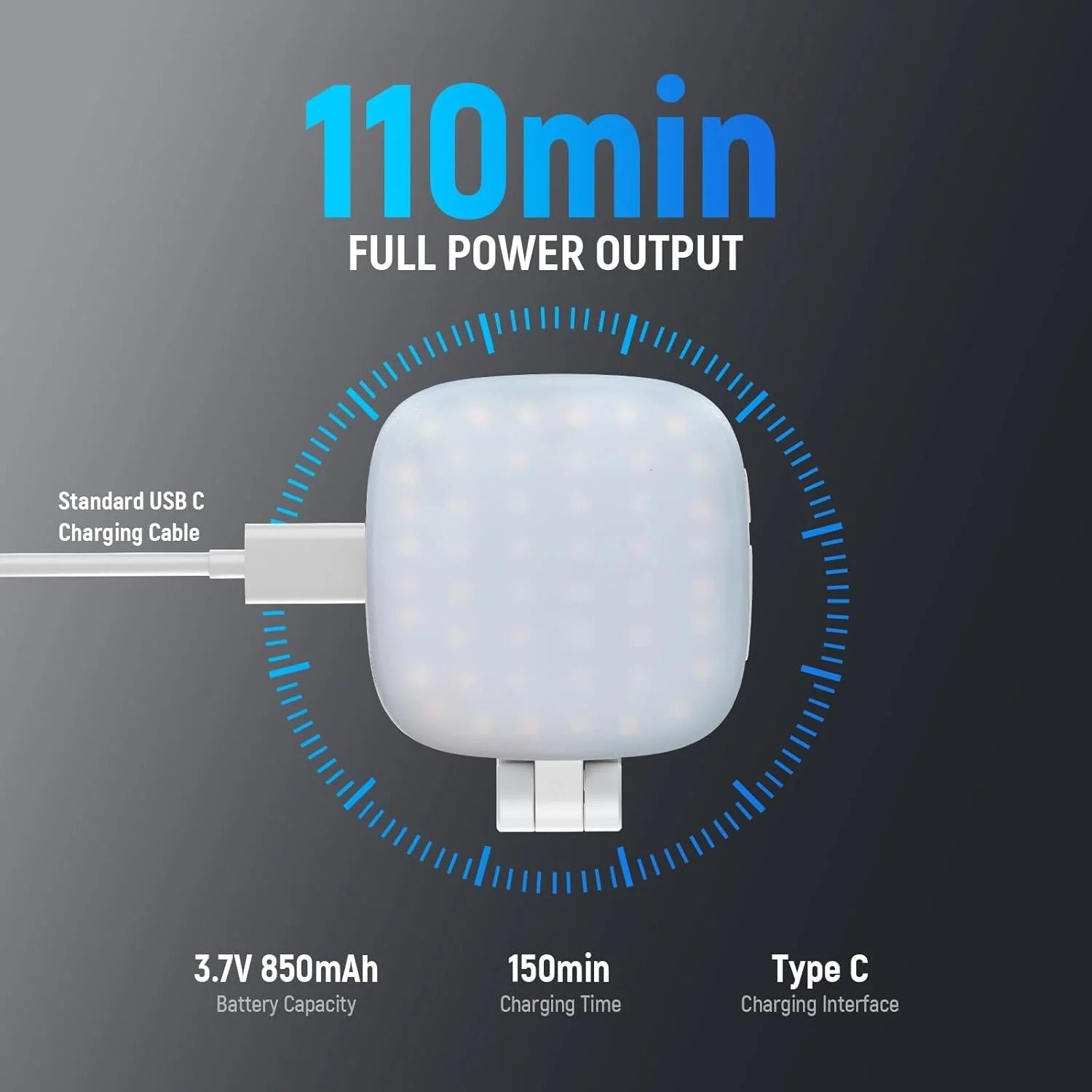 Premium Magnetic Selfie Light With Mirror